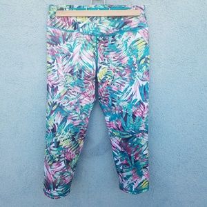 Prana Tropical Leaf Cropped Legging